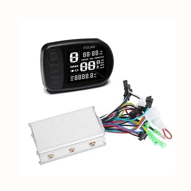 LCD Display FC-200B 24V 36V 48V 60V  with Brushless Motor Controller for E Scooter LCD Panel  Mountain Electric Bike