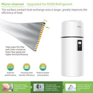 Fácil instalación 102l 149l Custom R290 Fuente de aire Todo en uno Bomba de calor Caldera de <span class=keywords><strong>calentador</strong></span> de agua caliente para bombas de calor de calefacción central - Product Image 2