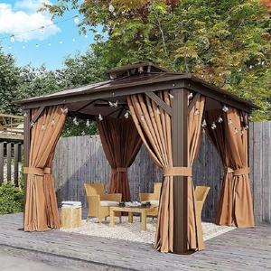 Pérgola Metálica Económica para Jardín, <span class=keywords><strong>Toldo</strong></span> para Patio, Estructura de Sombra para Exteriores, Kits de Gazebo con Cubierta - Product Image 1