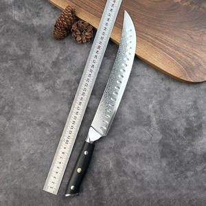 Couteau à découper professionnel en acier Damas VG10 de 9,5 pouces pour la viande, le <span class=keywords><strong>jambon</strong></span>, la découpe, avec manche ergonomique en G10 - Product Image 4