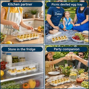 Modern Fresh Storage Box Effective Freshness Preservation <b>Fridge</b> Container Food Grade PET Plastic Rectangle Shape - Product Image 2