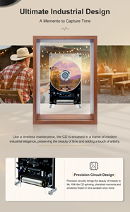 Todaair Multi-Functional <strong>CD</strong> <strong>Player</strong> Photo Frame - Supports <strong>CD</strong>/MP3/WMA, <strong>Bluetooth</strong> 5.0 Transmission, Breakpoint Memory Playback - Product Image 2