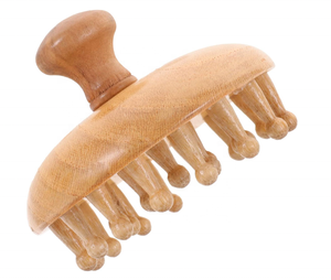 Masajeador de Cuero Cabelludo de Madera, Peine de Masaje, Cepillo <span class=keywords><strong>para</strong></span> Cabello de Dientes Anchos, Cepillo <span class=keywords><strong>para</strong></span> Champú, Cepillo <span class=keywords><strong>para</strong></span> el Cuidado del Cuero Cabelludo <span class=keywords><strong>para</strong></span> Cabello Seco y Mojado, Punta Redonda - Product Image 1