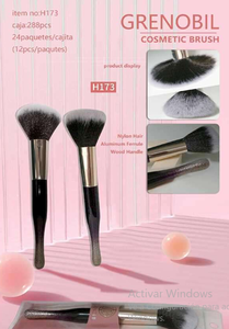 Set di pennelli per trucco da 288 pezzi, in pelo sintetico, con manico in plastica, forma rotonda, per l'applicazione del trucco - Product Image 3