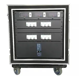 Power Box ad alte prestazioni distribuisce la Flight Case per Rack DJ Rack di distribuzione di energia elettrica a 42 canali di alta qualità