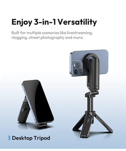 Trípode magnético portátil a presión rápida Ulanzi JJ03 selfie stick Phone Grip para <span class=keywords><strong>iPhone</strong></span> 16 15 14 <span class=keywords><strong>13</strong></span> Pro para fotografía vlog - Product Image 6