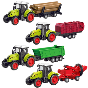 Juguete de Ingeniería Agrícola, Camión de Plástico para Niños, Modelo Deslizante de Inercia Engrosado, Coche de Juguete para Bebés - Product Image 1
