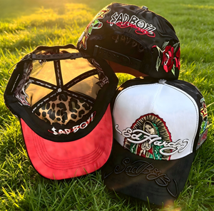NEW 5-Panel Hat Wholesale High Quality Baseball <b>Cap</b> Street Style <b>Snapback</b> <b>Cap</b> Sad Boys With Embroidery And Suede Brim - Product Image 5