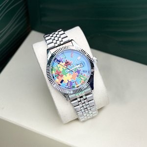 Reloj Mecánico Automático Original de Alta Calidad, Diseño de Acero Inoxidable y Cristal, Lujoso y Elegante, Resistente al Agua hasta 10 m - Product Image 1