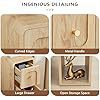 Solid wood bedside table, <b>small</b> home bedroom ultra-narrow storage <b>cabinet</b>, 20cm-30cm narrow <b>cabinet</b>, extremely narrow gap - Product Image 2