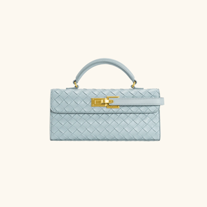 Bolso de Mano Perfumei JP17, Cuadrado Pequeño, Tejido a Mano, Ligero, Forro de PVC, Color Sólido, Casual, con Cierre, para Uso Diario, JW PEI Bags - Product Image 2