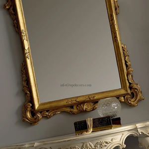 Hot Selling Design Hand Carving Classic Italian Designer Dresser <b>Table</b> With <b>Wall</b> Mirror 23 <b>Wall</b> Mirror 23 - Product Image 3