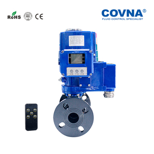 วาล์วไฟฟ้า COVNA B2Bclearance Sale พร้อมตัวกระตุ้นแบบลอยหมุนสำหรับควบคุมการไหลของน้ำและของเหลวอัตโนมัติ วาล์วแบบหน้าแปลน UPVC - Product Image 6
