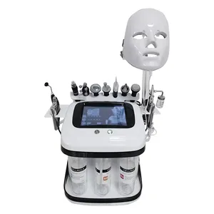 Mesin perawatan wajah, mesin wajah air Hydro dengan mesin masker Led profesional Led Pdt