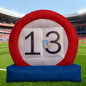 Ballons d'<span class=keywords><strong>anniversaire</strong></span> portables de haute qualité personnalisables, signe gonflable géant, marqueur de sol <span class=keywords><strong>pour</strong></span> les jeux et les activités - Product Image 4