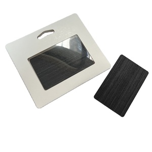Emballage enveloppe carte de visite Nfc Pvc entièrement Programmable 216 noir - Product Image 2