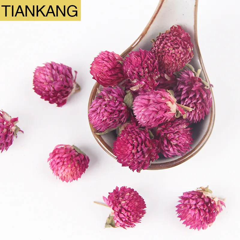Food grade 100% Natural Pure Beautiful High Quality Dried Globe Amaranth Flower Dry Gomphrena globosa for Tea Candle Soap Flower