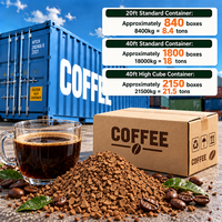 Café instantané lyophilisé en vrac, vente en gros, poudre de café soluble pour distributeurs, importateurs et acheteurs de services alimentaires