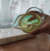 Tasse publique en verre résistant à la chaleur pour le brassage de la mer de thé rose domestique, distributeur de thé équitable et fait à la main