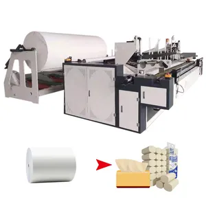 Factory direct Paper Roll Saw Cutting Machine / Kraft paper rolls machine, Saw Dust Baler Machine