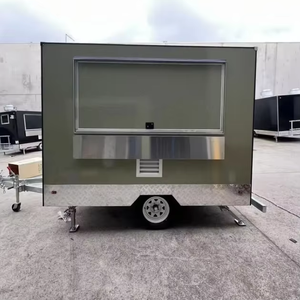 Mini Food Truck Retrò per Spiaggia, Ristorante Mobile, Gelateria, Caffetteria, Hot Dog, Snack, Rimorchio per Catering - Product Image 2