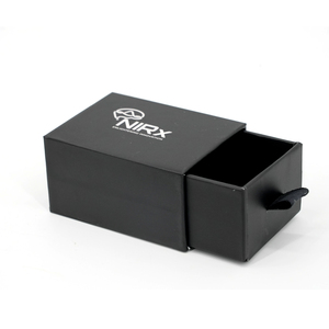 OEM Manufacturer Custom Design Black Box Luxury Rigid Cardboard luxury clothing packaging drawer box