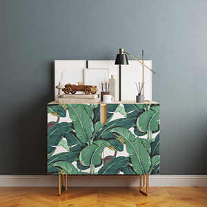 Carta da Parati Adesiva Personalizzata con <span class=keywords><strong>Foglie</strong></span> di Banana Tropicale, Adesivo Murale Botanico Rimovibile in Vinile per Decorazione Casa - Product Image 5