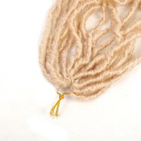 Nu Locs Cheveux au crochet, Dreadlocks africaines, Tresses synthétiques de 24 pouces, Double trame machine, Fibre haute température