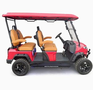 Carritos de Golf Eléctricos de Alto Rendimiento para 4 Personas, Batería de Litio, Opción de Combustible, Vehículo Utilitario Resistente para Resorts y Campus, 24 km/h, 300 kg - Product Image 2