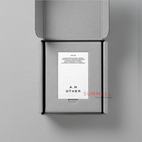 Caja de correo de envío gris barata impresa personalizada caja de papel de embalaje de álbum de perfume de cartón corrugado