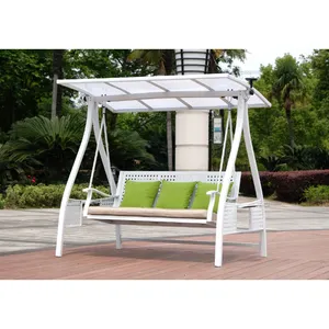 Groothandel Metalen Indian Outdoor Swing Meubels Aluminium Legering Solar Tuin Swing Bench