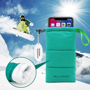 Luxus hochwertige Unisex weiche geste ppte synthetische Daunen brillen tasche Sonnenbrille netui Brillen tasche - Product Image 2