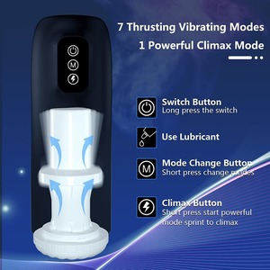 Masturbatore Elettrico Completamente Automatico in TPE con Anello Telescopico e Vibratore per <span class=keywords><strong>Uomini</strong></span> - Product Image 2