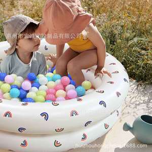 Inflatable Round Baby Swimming Pool 90cm PVC Outdoor Indoor Play Water Pit For Kids - Product Image 4