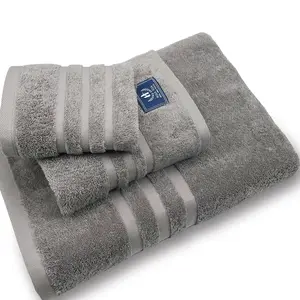 100% Cotton Jacquard Bath Towel Custom Logo Woven Jacquard Beach Towel