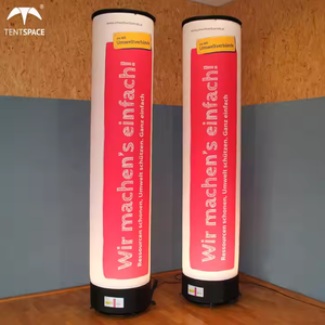 Tent space Factory Aufblasbare <span class=keywords><strong>Promotion</strong></span> Column Roll Air Pillar Kommerzielle Werbung Werbung Schlauchboote für die Stand dekoration - Product Image 4