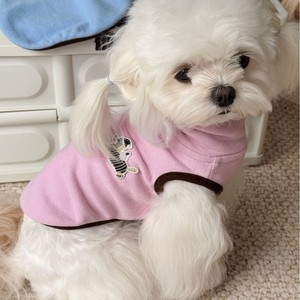 เสื้อกั๊กดีไซน์ใหม่สไตล์อังกฤษสำหรับสุนัขพันธุ์เล็ก เช่น เท็ดดี้ บิชอง ฟริเซ่ ยอร์คเชียร์ ลูกสุนัข - Product Image 3