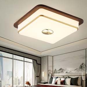 Chinese Style Solid Wood <b>Ceiling</b> <b>Light</b> Led Living Room Bedroom Main <b>Light</b> Zen Inspired Elegant Design - Product Image 2