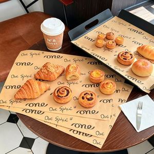 Customized Food Grade Disposable Grease Proof Waterproof Baking <b>Paper</b> Biodegradable Packaging for Bakery Cheese Cakes - Product Image 1