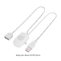 Interrupteur intelligent USB à détecteur de mouvement PIR DC 5V-24V, contrôle de l'éclairage LED par induction corporelle