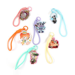 Vograce <strong>2025</strong> Make Your Own Design Acrylic Charm <strong>Custom</strong> Braided Anime Lanyard Acrylic <strong>Keychain</strong> With Rope - Product Image 6