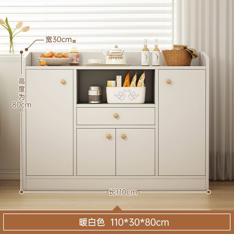 floor-standing model with 4 doors-1 drawer-warm white 110*30*80