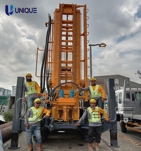 Machine de forage de puits d'eau de 600m avec tension de 380v et profondeur de forage de 300m pour les industries agricoles et de construction - Product Image 3