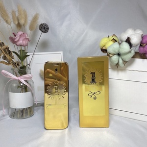 Perfume de Lujo con Aroma Metálico Dorado para Hombre - 100 ml, Spray de Fragancia de Larga Duración, Perfume de Alta Calidad - Product Image 1