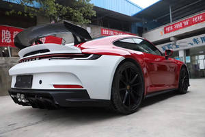 Kit de carrosserie en plastique PP pour porscho911 992 992, style GT3 amélioré, pare-chocs avant et arrière, jupe latérale, spoiler, kit de carrosserie - Product Image 6