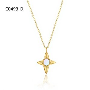 Collar de Moda DE NACAR C0493 para Mujer, Joyería de Alta Calidad - Product Image 2