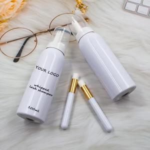 Shampoo pour cils fouetté 100 ml, sans larmes, végétalien, mousse dense, nettoyant pour extensions de cils - Product Image 4