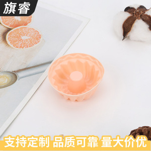 <b>Silicone</b> Cake Molds Round Flower Shape 2 Pieces <b>Baking</b> Mold For Cupcakes And Cakes - Product Image 5