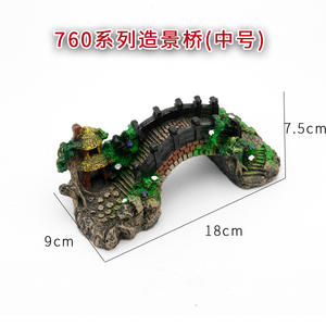 Paisaje decoración <span class=keywords><strong>puente</strong></span> acuario pecera <span class=keywords><strong>puente</strong></span> Artificial resina equipo accesorios ornamento <span class=keywords><strong>cueva</strong></span> acuática mascota pez - Product Image 4
