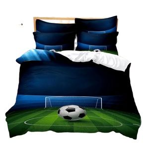 100% polyester 3d digital football sport printed design bedding
